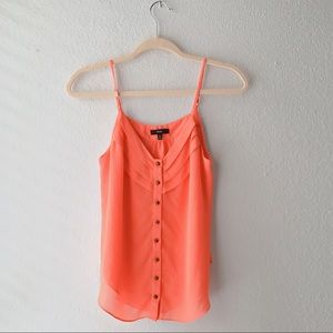BRIGHT CORAL CAMI TOP